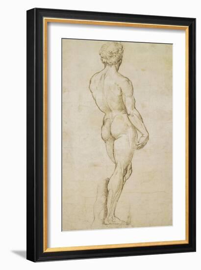 Michelangelo's David-Raphael-Framed Art Print