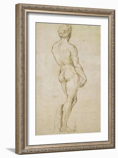 Michelangelo's David-Raphael-Framed Art Print