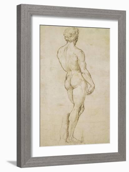 Michelangelo's David-Raphael-Framed Art Print