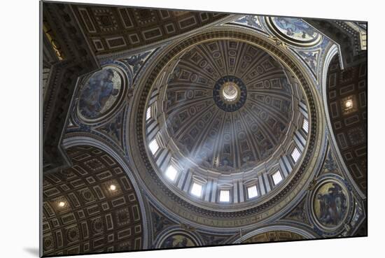 Michelangelo's Dome, St. Peter's Basilica, Vatican City, Rome, Lazio, Italy-Stuart Black-Mounted Photographic Print