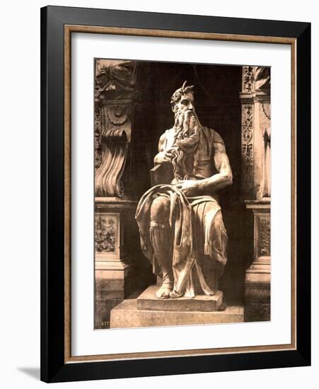 Michelangelo's Moses, 1890s-Science Source-Framed Giclee Print