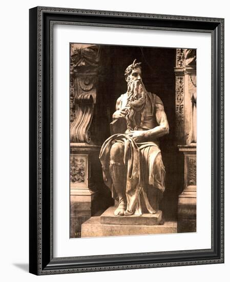 Michelangelo's Moses, 1890s-Science Source-Framed Giclee Print