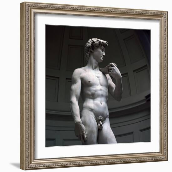 Michelangelos David-Michelangelo Buonarroti-Framed Premium Photographic Print