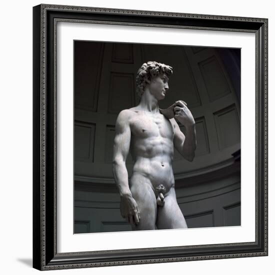 Michelangelos David-Michelangelo Buonarroti-Framed Premium Photographic Print