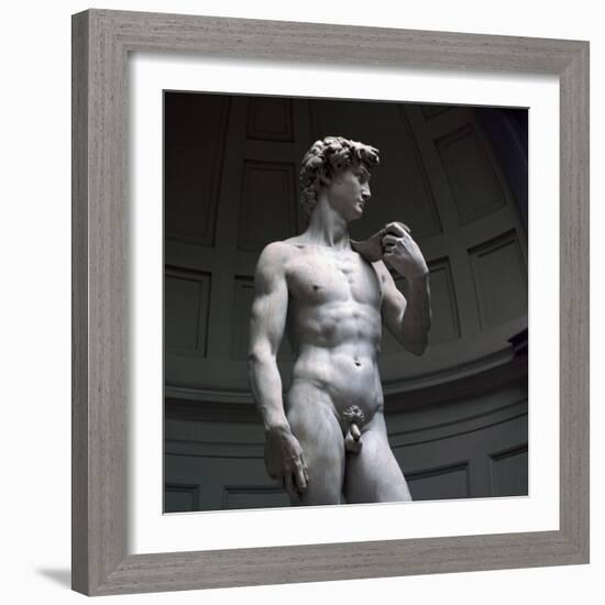 Michelangelos David-Michelangelo Buonarroti-Framed Photographic Print