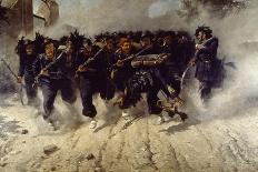 Wounded on the Ground, 1889-Michele Cammarano-Framed Giclee Print