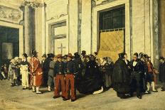 Entrance Hall of Santa Maria Maggiore, Ca 1865-Michele Cammarano-Giclee Print