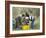 Michele Galantino Gathering Olives for Fine Extra Virgin Oil on His Estate, Puglia, Italy-Michael Newton-Framed Photographic Print