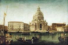 Santa Maria Della Salute, Venice, with Gondolas on the Grand Canal-Michele Marieschi-Giclee Print