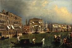 Entrée du Grand Canal et l'église de la Salute à Venise-Michele Marieschi-Giclee Print