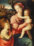 The Madonna and Child with the Infant Saint John the Baptist-Michele Tosini-Giclee Print