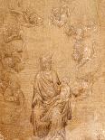 Virgin and Child, Detail from Madonna of Rose Garden-Michelino Da Besozzo-Giclee Print