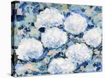 White Blooms-Michelle Brunner-Stretched Canvas
