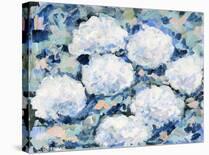 Pink Hydrangeas-Michelle Brunner-Stretched Canvas