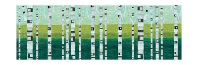Color Panels with Green Grass-Michelle Calkins-Art Print
