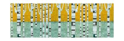 Birches at the Beach-Michelle Calkins-Art Print