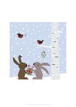 Xmas Tree Friends - Wink Designs Contemporary Print-Michelle Lancaster-Art Print