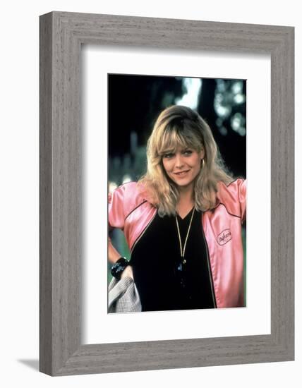 Michelle Pfeiffer GREASE II, 1982 directed by PATRICIA BIRCH (photo)-null-Framed Photo