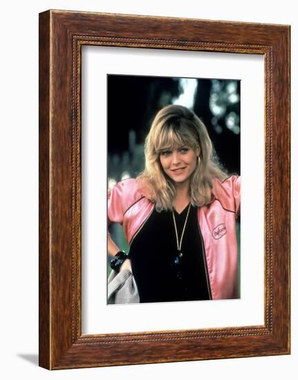 Michelle Pfeiffer GREASE II, 1982 directed by PATRICIA BIRCH (photo)-null-Framed Photo