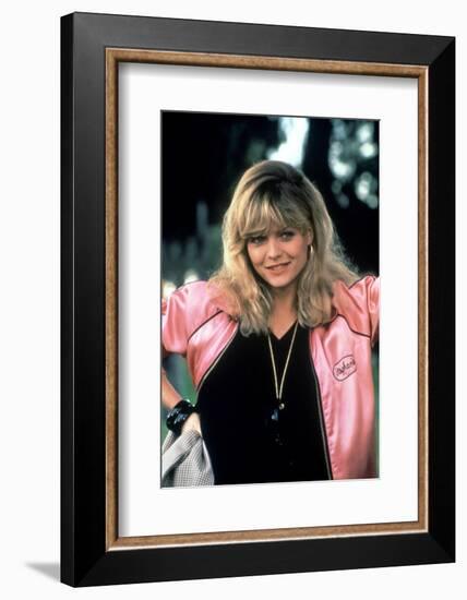 Michelle Pfeiffer GREASE II, 1982 directed by PATRICIA BIRCH (photo)-null-Framed Photo