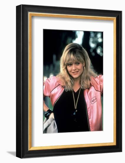 Michelle Pfeiffer GREASE II, 1982 directed by PATRICIA BIRCH (photo)-null-Framed Photo