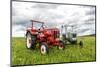 Michelstadt, Hesse, Germany, Tractors, "Hanomag R 217 S", Built in 1959 and "Man2F1", Built in 1958-Bernd Wittelsbach-Mounted Photographic Print