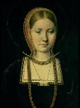 Catherine of Aragon as the Magdalene (Oil on Oak Panel)-Michiel Sittow-Giclee Print