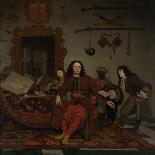 A Family Group on a Terrace, 1670-Michiel Van Musscher-Giclee Print