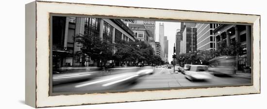 Michigan Avenue, Chicago, Illinois, USA-null-Framed Stretched Canvas