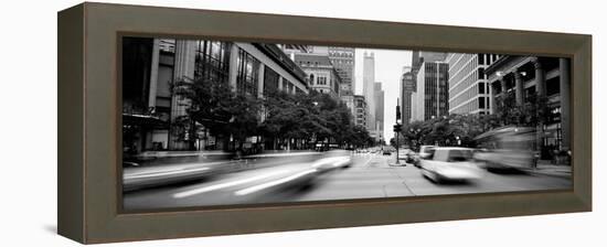 Michigan Avenue, Chicago, Illinois, USA-null-Framed Stretched Canvas