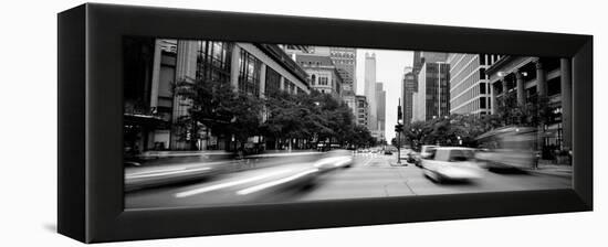 Michigan Avenue, Chicago, Illinois, USA-null-Framed Stretched Canvas