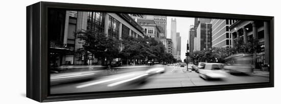 Michigan Avenue, Chicago, Illinois, USA-null-Framed Stretched Canvas