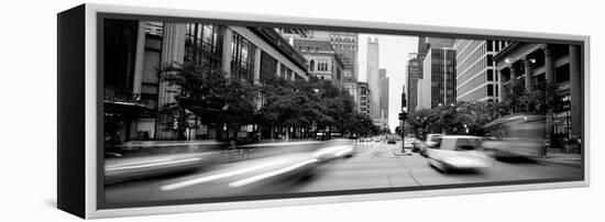 Michigan Avenue, Chicago, Illinois, USA-null-Framed Stretched Canvas