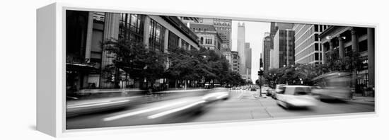 Michigan Avenue, Chicago, Illinois, USA-null-Framed Stretched Canvas