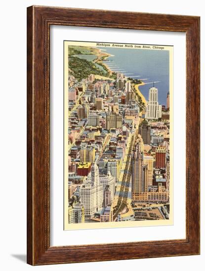 Michigan Avenue, Chicago, Illinois-null-Framed Art Print