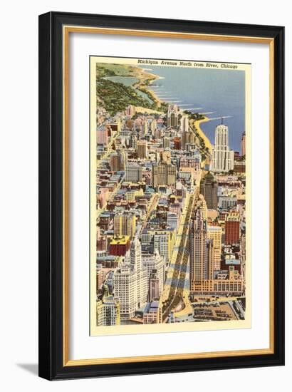 Michigan Avenue, Chicago, Illinois-null-Framed Art Print