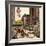 "Michigan Avenue, Chicago," October 15, 1960-John Falter-Framed Giclee Print