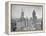 Michigan Avenue View in Chicago, Ca. 1925-null-Framed Premier Image Canvas