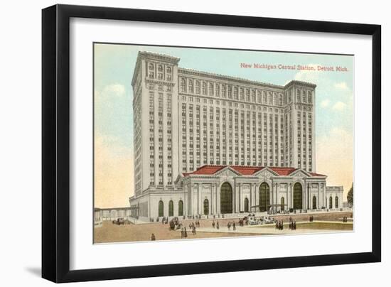 Michigan Central Station, Detroit, Michigan-null-Framed Art Print