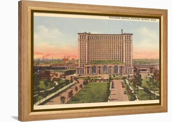 Michigan Central Station, Detroit, Michigan-null-Framed Stretched Canvas