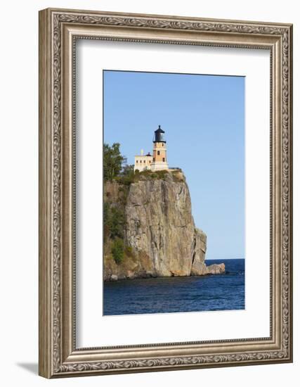 Michigan, Lake Superior North Shore, Split Rock Lighthouse-Jamie & Judy Wild-Framed Photographic Print