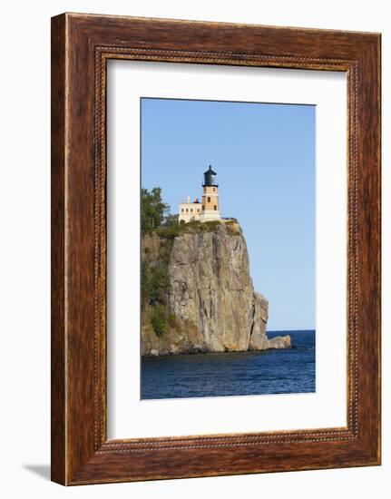 Michigan, Lake Superior North Shore, Split Rock Lighthouse-Jamie & Judy Wild-Framed Photographic Print