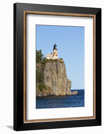 Michigan, Lake Superior North Shore, Split Rock Lighthouse-Jamie & Judy Wild-Framed Photographic Print