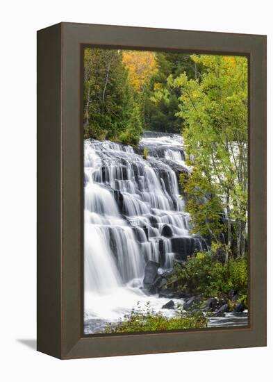 Michigan, Ontonagon County, Bond Falls-Jamie & Judy Wild-Framed Premier Image Canvas