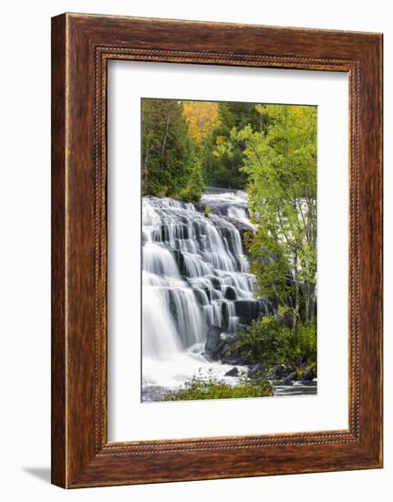 Michigan, Ontonagon County, Bond Falls-Jamie & Judy Wild-Framed Photographic Print