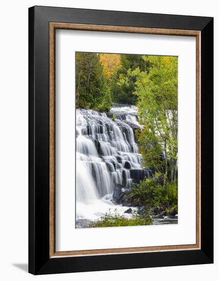 Michigan, Ontonagon County, Bond Falls-Jamie & Judy Wild-Framed Photographic Print