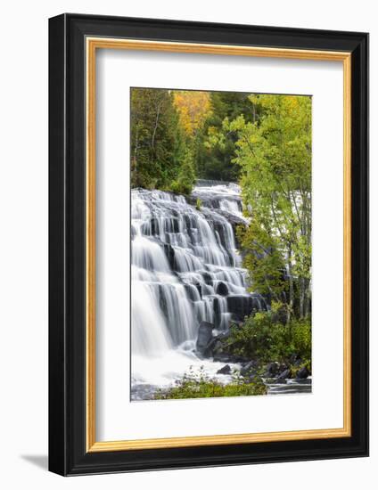 Michigan, Ontonagon County, Bond Falls-Jamie & Judy Wild-Framed Photographic Print