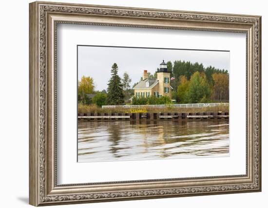 Michigan, Ontonagon, Ontonagon Lighthouse-Jamie & Judy Wild-Framed Photographic Print