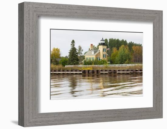 Michigan, Ontonagon, Ontonagon Lighthouse-Jamie & Judy Wild-Framed Photographic Print