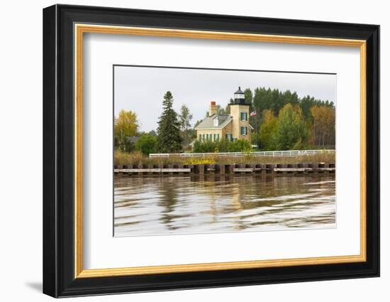 Michigan, Ontonagon, Ontonagon Lighthouse-Jamie & Judy Wild-Framed Photographic Print